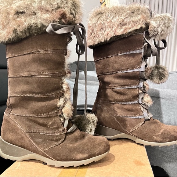 Anti-skid women lace-ip snow boots - Picture 3 of 4